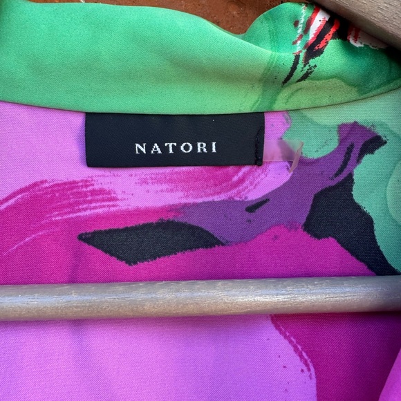 Natori Tsubaki floral-print pajama set - Picture 3 of 7